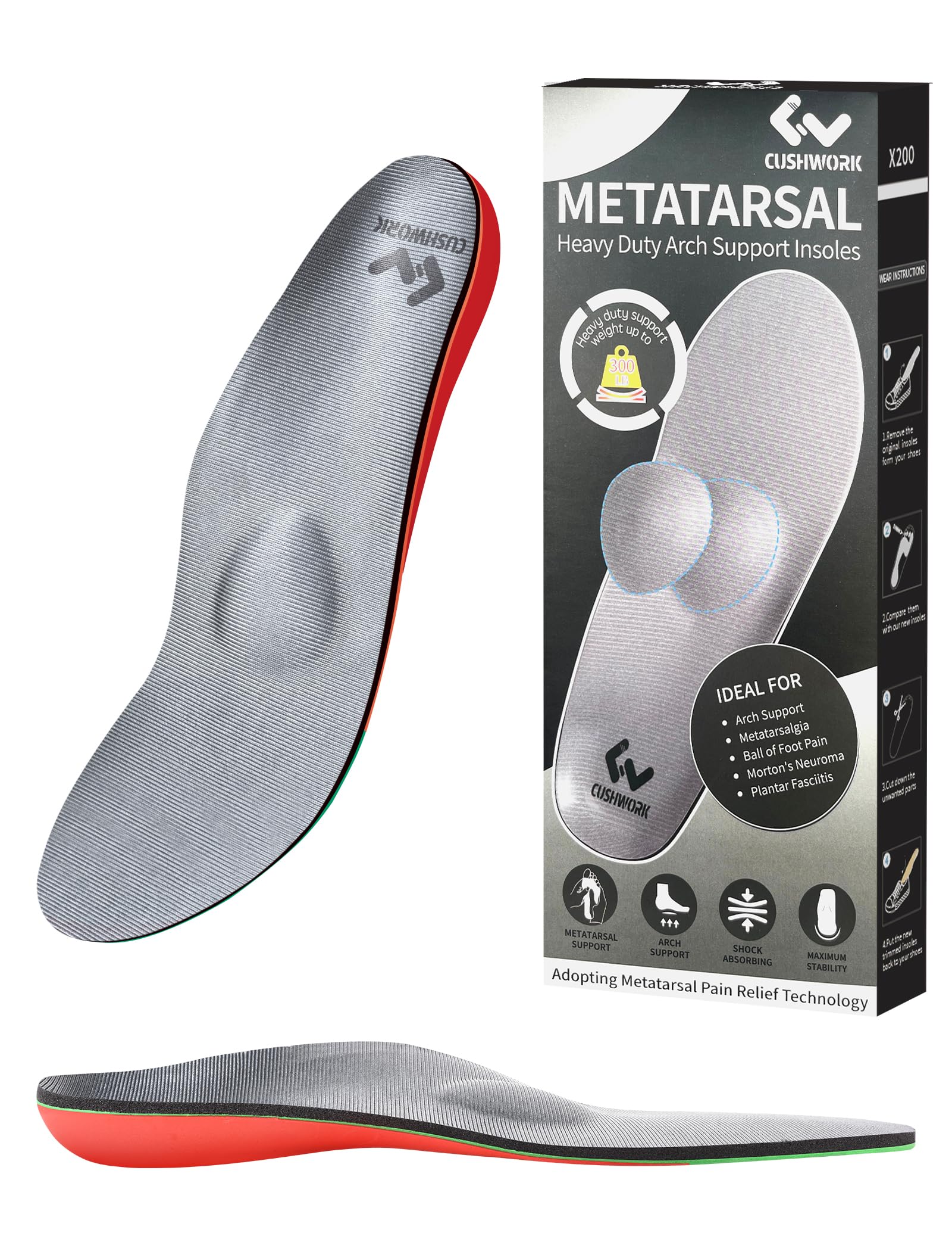 Cushwork Morton's Neuroma Shoe Inserts