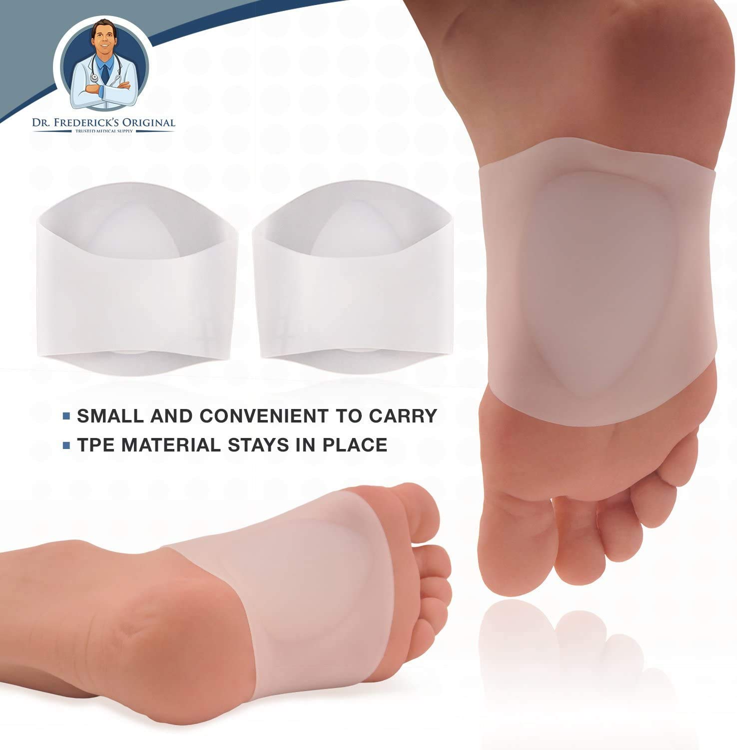 Dr. Frederick's Original Arch Support Shoe Insert Gel Set