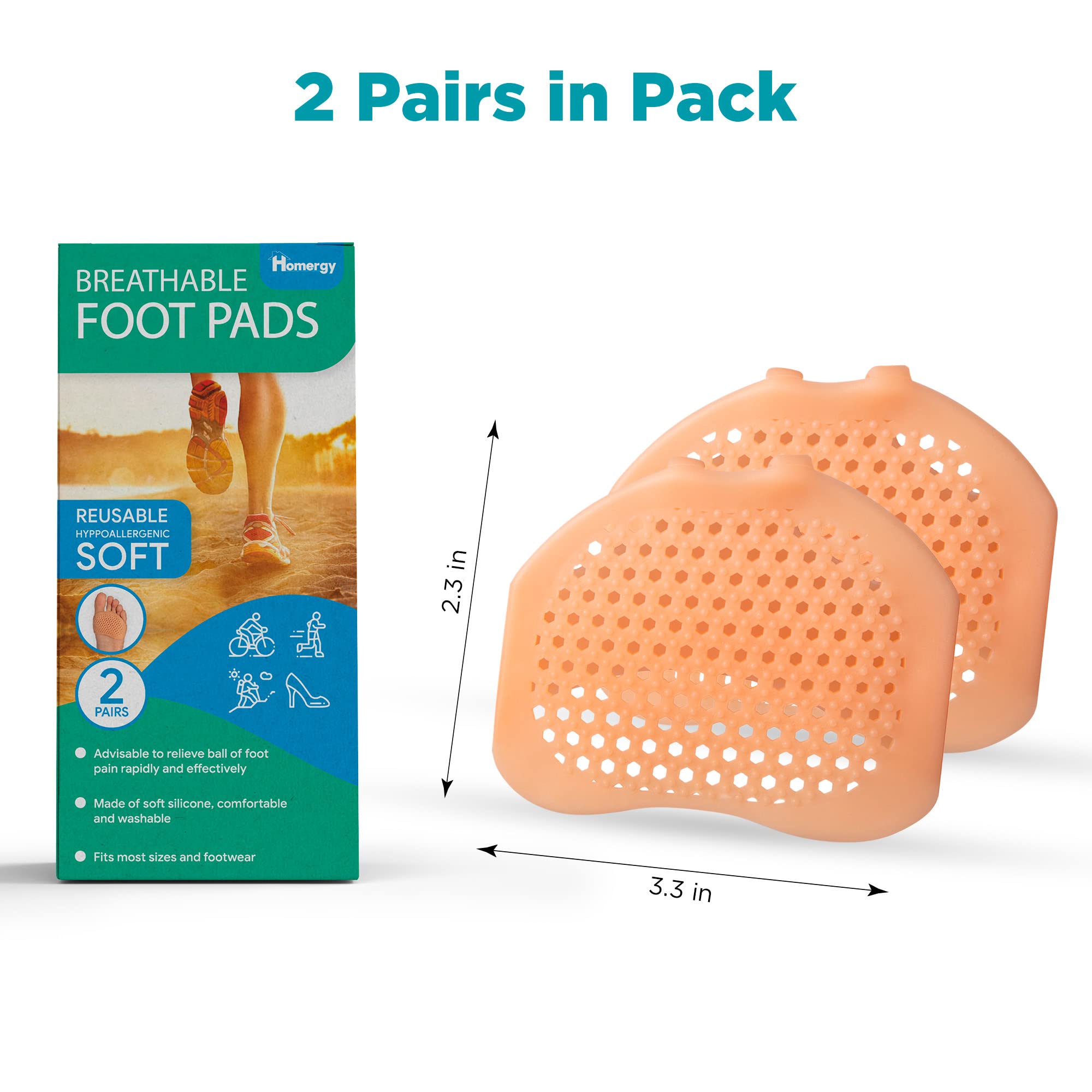 Homergy Metatarsal Foot Pads