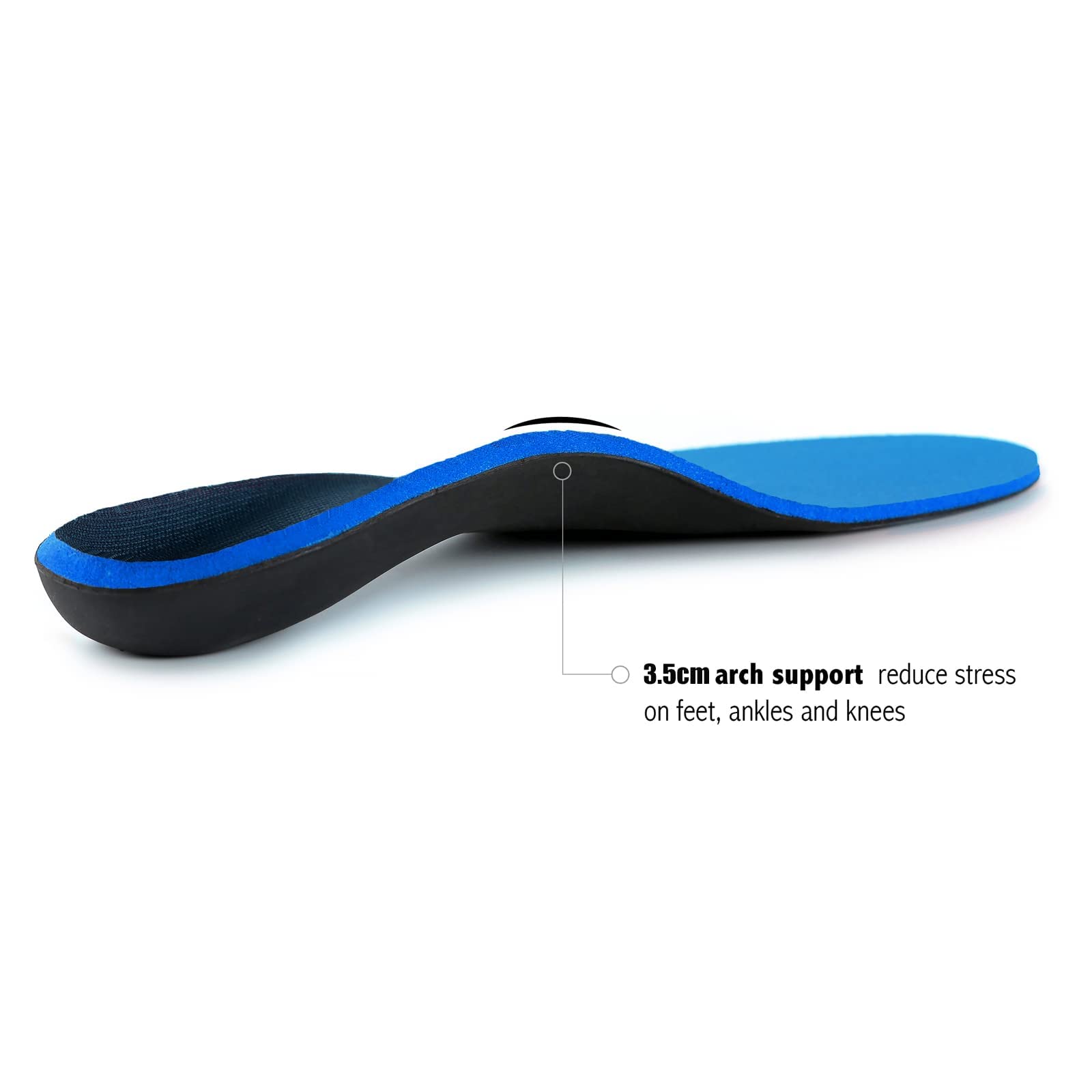 Plantar Fasciitis Relief - Arch Support Insoles for Men Women, Shoe Inserts for Flat Feet, Orthotic Shoe Insoles All-Day Energy and Comfort with Every Step (Mens 11-11 1/2 | Womens 13-13 1/2)