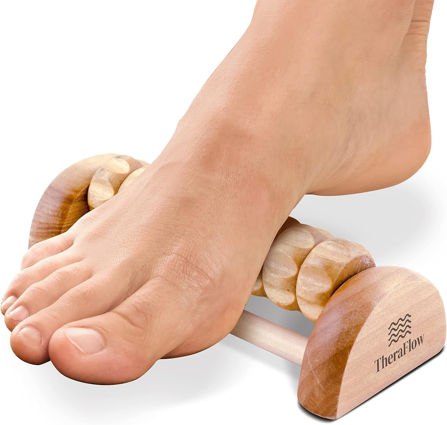 Theraflow Foot Roller for Plantar Fasciitis Relief | Feet Massage Gift for Women and Men | Foot Massager for Neuropathy, Reflexology and Deep Tissue Muscle Massage | Relaxing Gifts for Mom and Dad”]